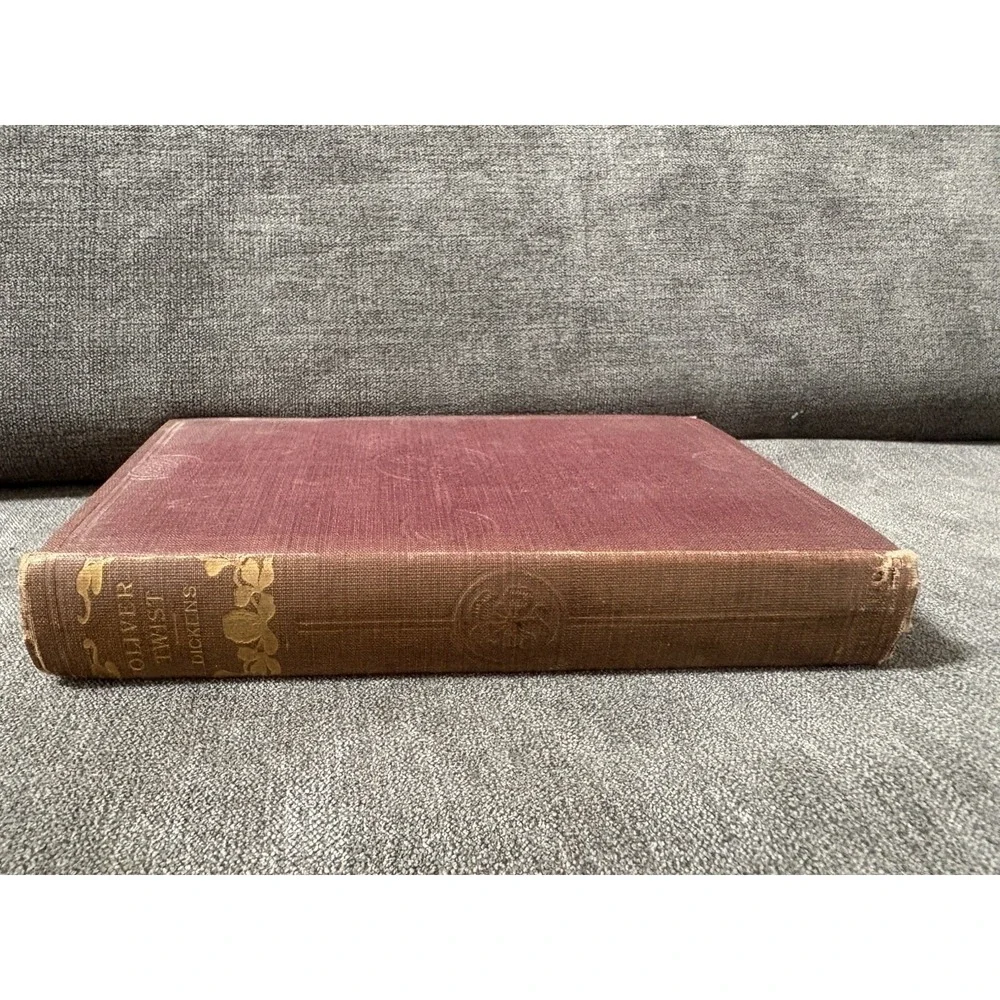The Adventures of Oliver Twist by Charles Dickens (1900s Hardcover, Hurst And Co